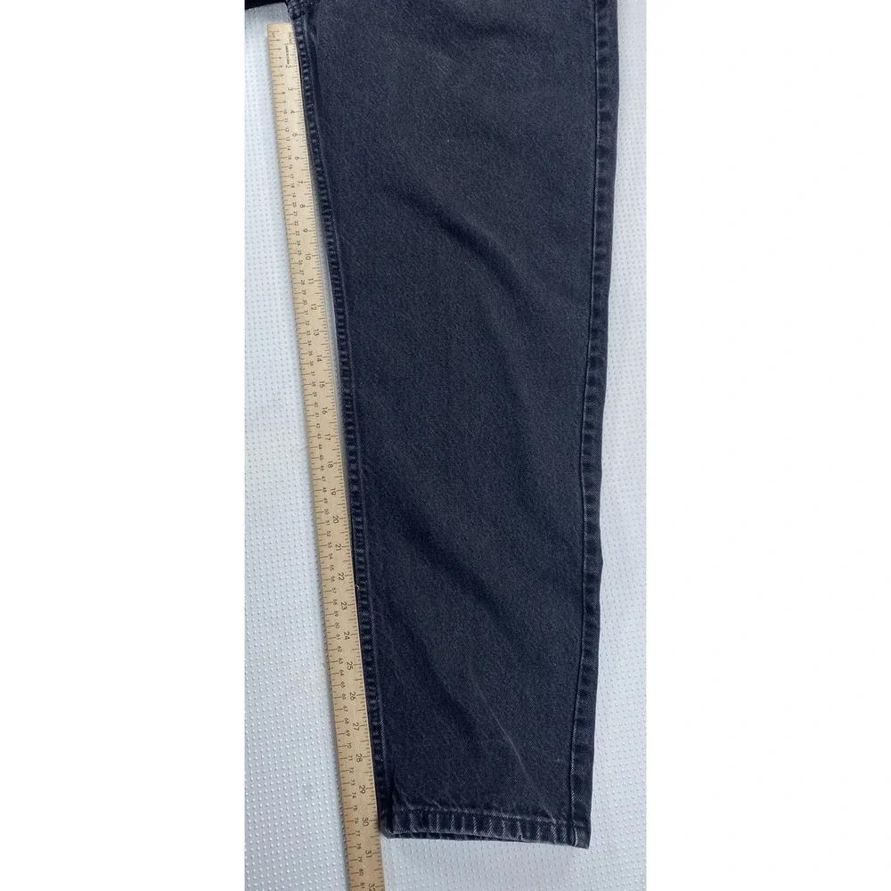 Levi's 550 Jeans Men's 38x32 (Actual‎ 36x31) Black Orange Tab Faded Vintage